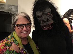 with Guerrilla Girl, 2017