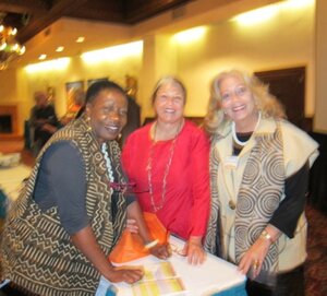 with Magdalena Ogunda and Natalie Fitz-Gerald at Santa Fe IAC conference, 2011